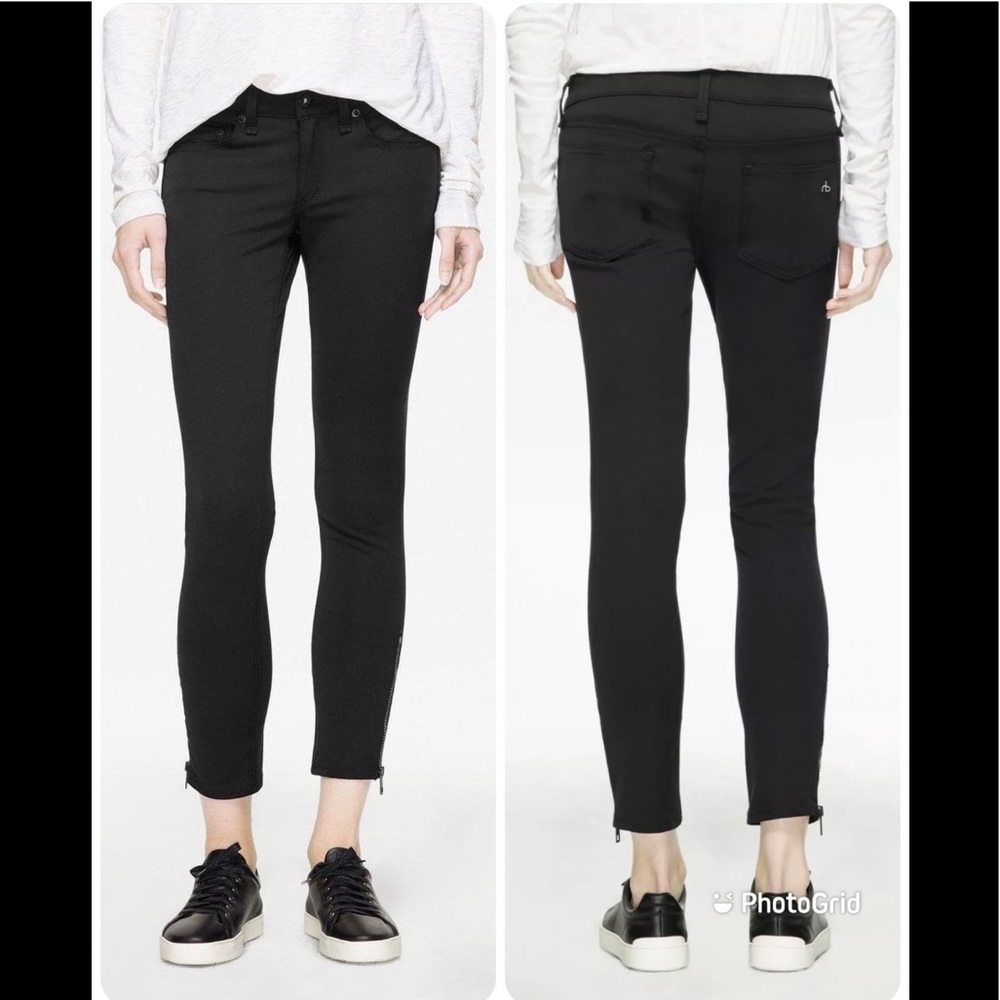• rag & bone • Zipper Capri-In Skinny Denim Jeans • 24 • Retail $187